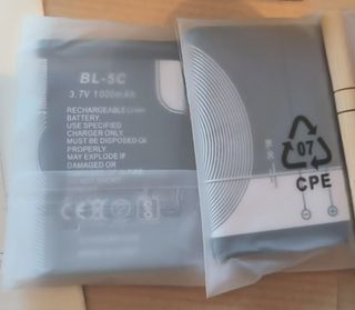 Confezione da 3 batterie ricaricabili al litio BL-5C - NUOVE