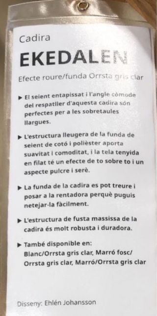 Mesa extensible hasta 180cm y 4 sillas madera.