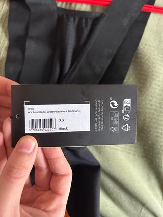 Culotte ciclismo nuevo mujer negro. Talla XS