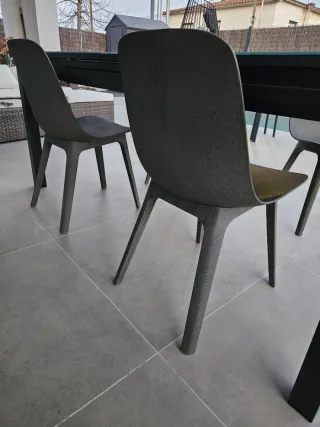 Sillas ODGER Ikea gris