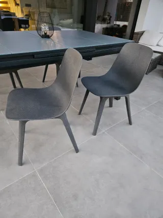 Sillas ODGER Ikea gris