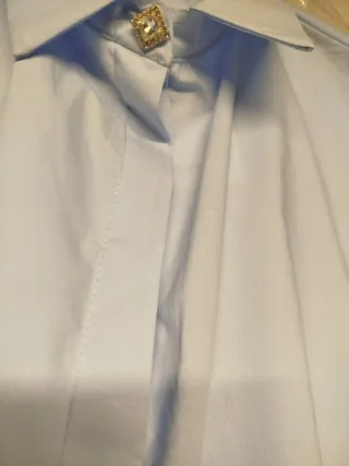 Camicia CHYNE azzurra con fiocchi