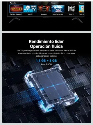 Xiaomi TV F 32 HD Smart TV con garantía de 3 años