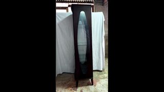 Vitrina de madera estilo clásico