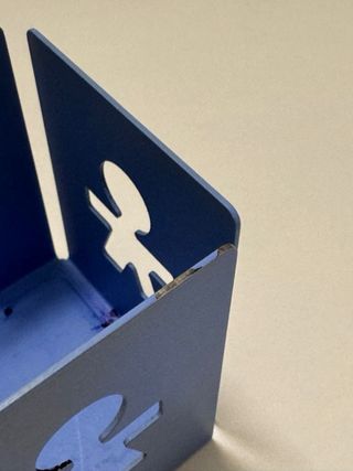 Alessi Girotondo Porta-livros e Porta-canetas Azul