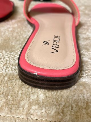 Ciabatte Verde Rosa Taglia 38