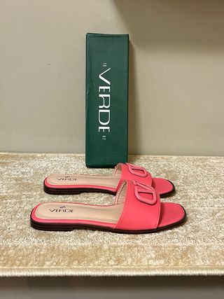 Ciabatte Verde Rosa Taglia 38