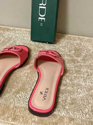 Ciabatte Verde Rosa Taglia 38