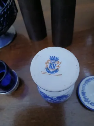 Set 7 pezzi vintage tavola