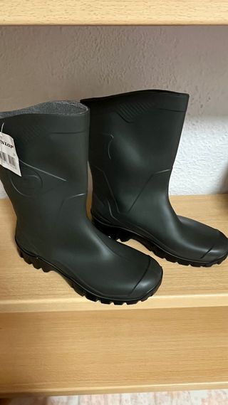 Botas de agua Dunlop talla 39 verde oliva