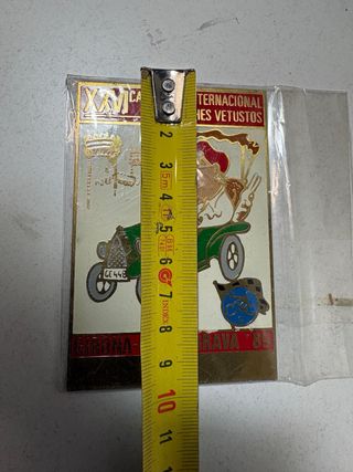 Chapa Rally Coches Clásicos Girona Costa Brava '89