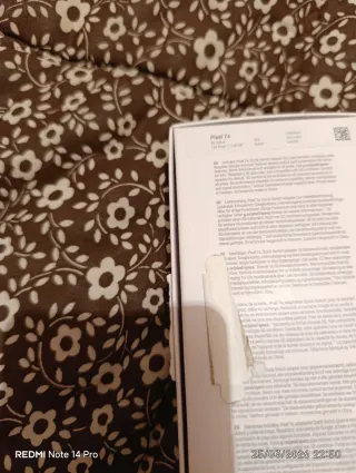 Google Pixel 7a Blanco/Gris