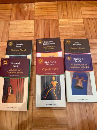 6 Libros de diferentes autores