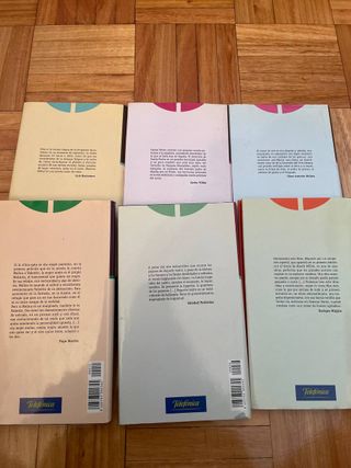 6 Libros de diferentes autores