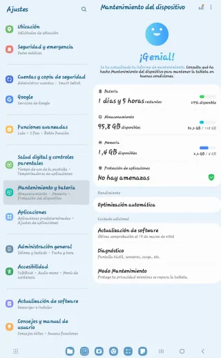 Tablet Samsung en Excelente Estado.