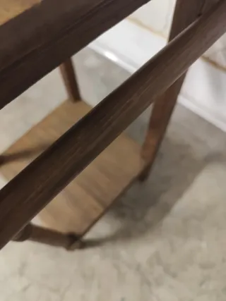 Mueble Auxiliar Baño Antiguo Madera