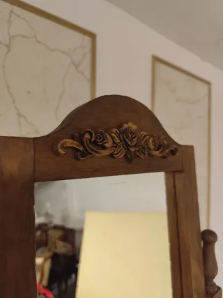 Mueble Auxiliar Baño Antiguo Madera