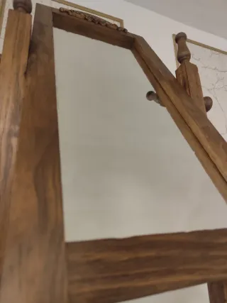 Mueble Auxiliar Baño Antiguo Madera