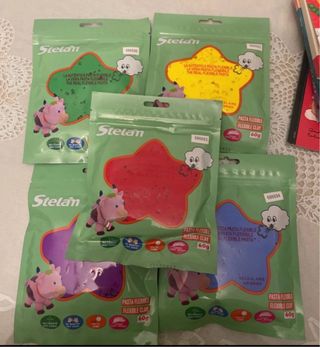 Plastilina Stelan Flexible 5 Colores