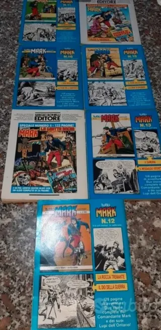 Lotto 7 Fumetti Tutto Capitano Mark