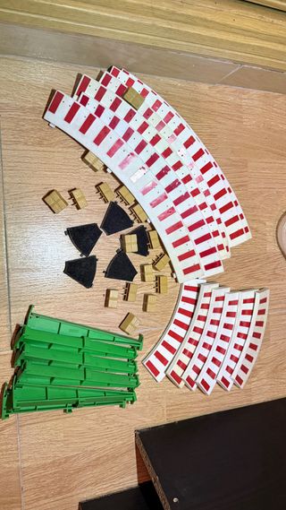 Accesorios Scalextric: Curvas, Rectas y Soportes