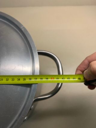 Olla de aluminio grande 15 L con tapa