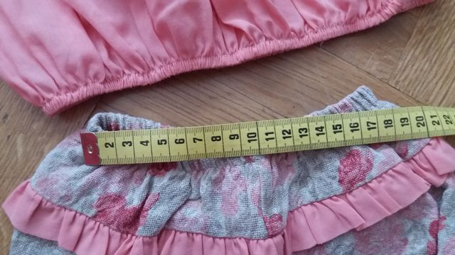 Conjunto niña top y braguita floral Talla 3 años