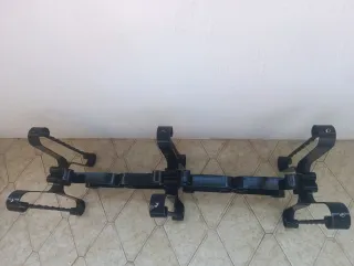 Mesa centro hierro forjado y vidrio