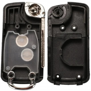 Carcasa llave 2 botones Peugeot Citroen