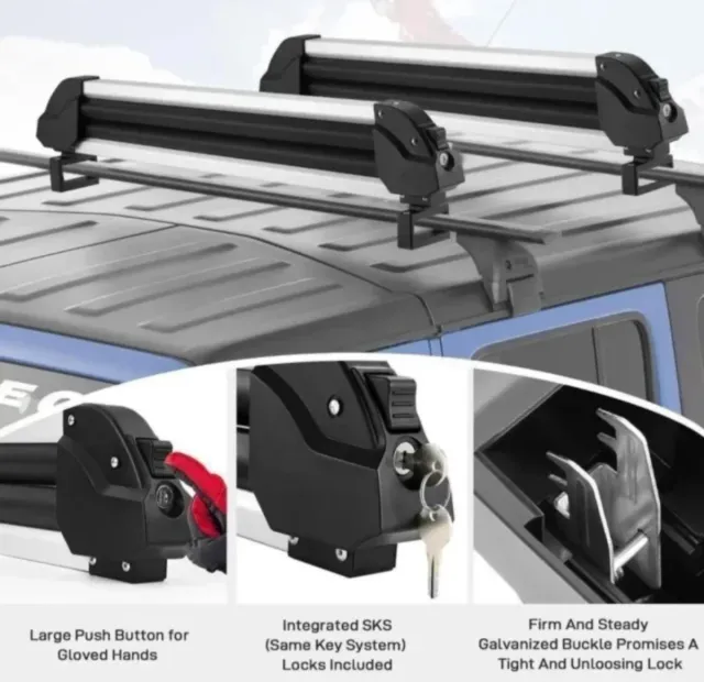 Portaesquís y Snowboard Maxkare Universal