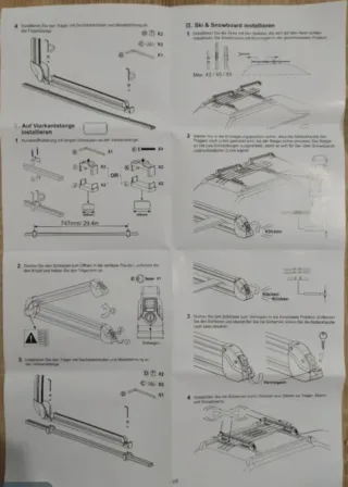Porta sci e snowboard Maxkare Universal