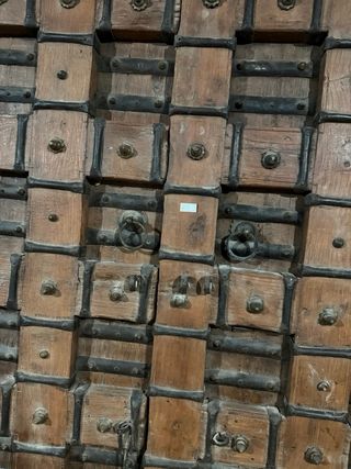 Puerta Madera Teca Antigua