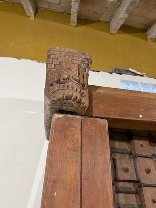 Puerta Madera Teca Antigua