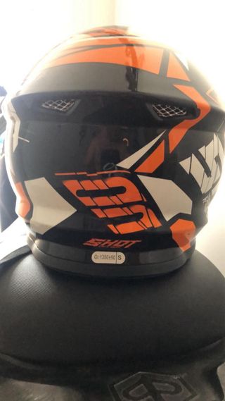 Casco de Cross Naranja Nuevo