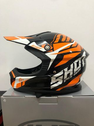 Casco de Cross Naranja Nuevo