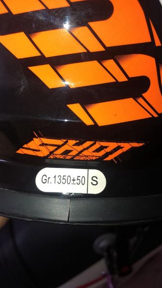 Casco de Cross Naranja Nuevo