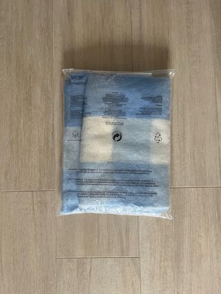 Bufanda Acne Studios cuadros azul y blanco