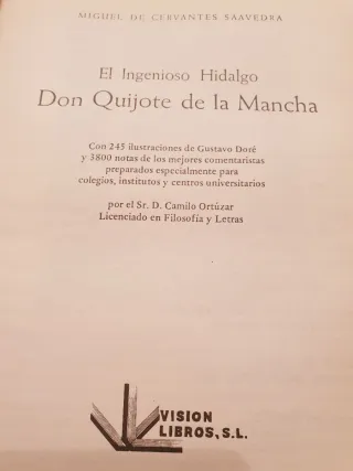 El Ingenioso Hidalgo Don Quijote De La Mancha 1987