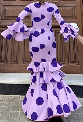 Traje de Flamenca Talla 34 hasta la 38