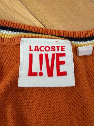 Jersey Lacoste Naranja Talla M
