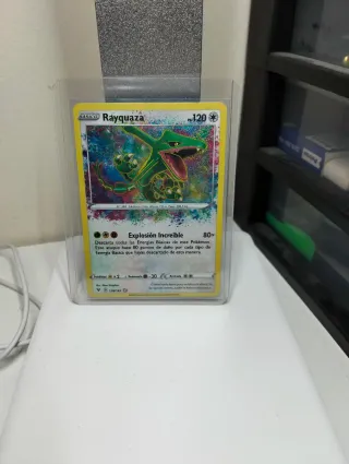 Carta Pokémon Rayquaza perfecto estado