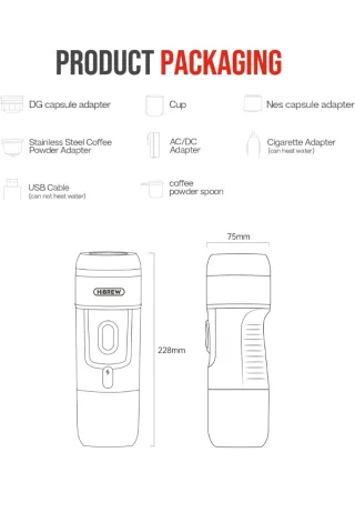 Cafetera Portátil HIBREW H4A DC12V