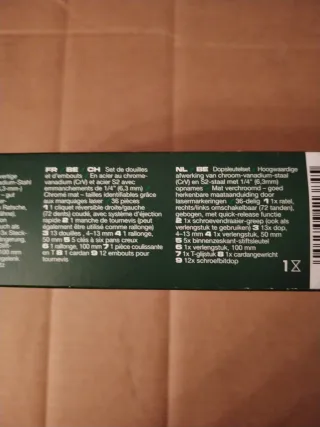 Set de llaves de vaso Parkside 36 piezas