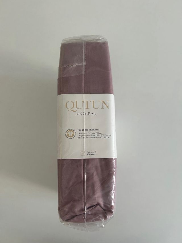 Juego Sábanas QUTUN 4 Piezas Algodón Orgánico