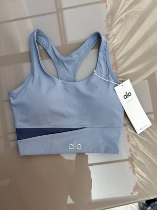 Top sportivo Alo blu grigiastro