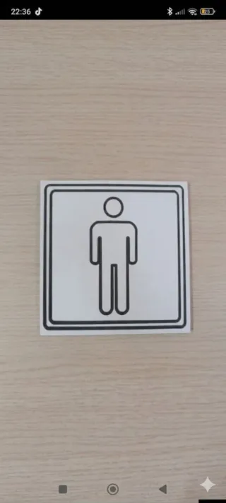 Letreros Baño Hombre y Mujer