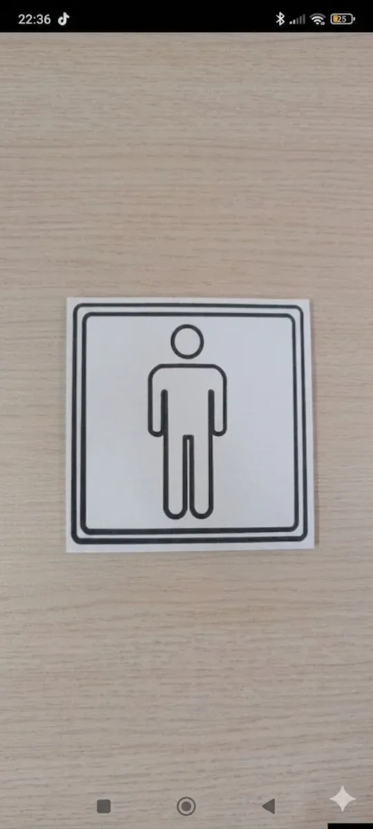 Letreros Baño Hombre y Mujer