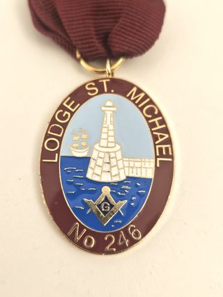 Medalla Masónica Logia St. Michael 246