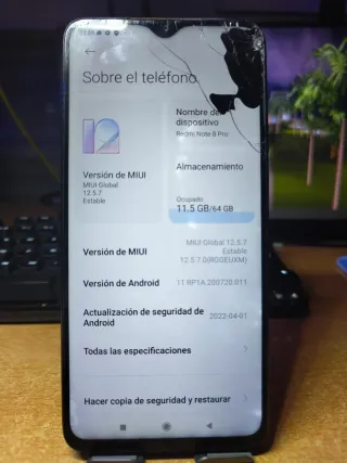 Xiaomi Redmi Note 8 Pro Negro