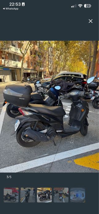Moto SYM Symphony 125cc Negra